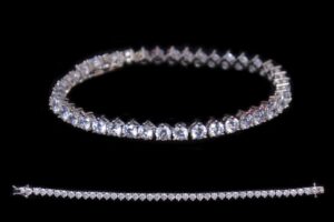 Womens silver bracelet